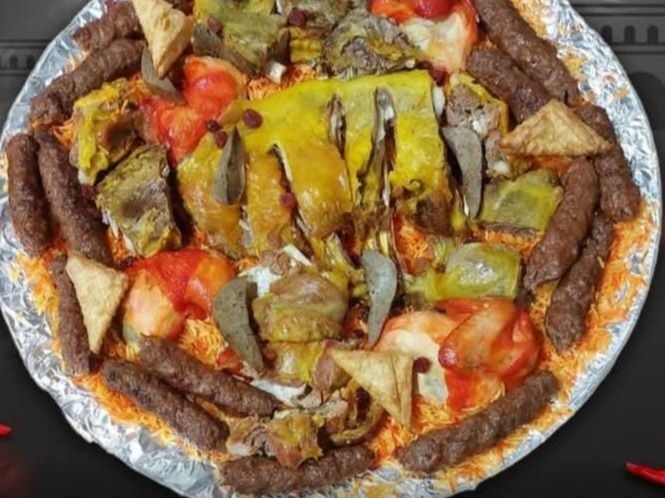 ربع تيس غنم مندي + فرخه + 1 ك كفته