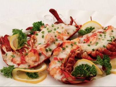 Boneless Lobster With Mozzarella Cheese