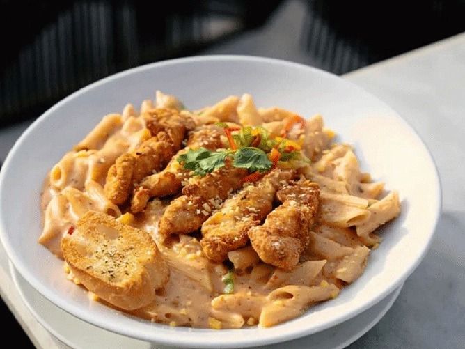 Chicken Crispy Baked Pasta