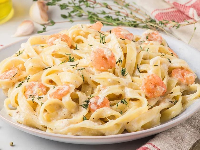 Mix Sea Food Baked Pasta