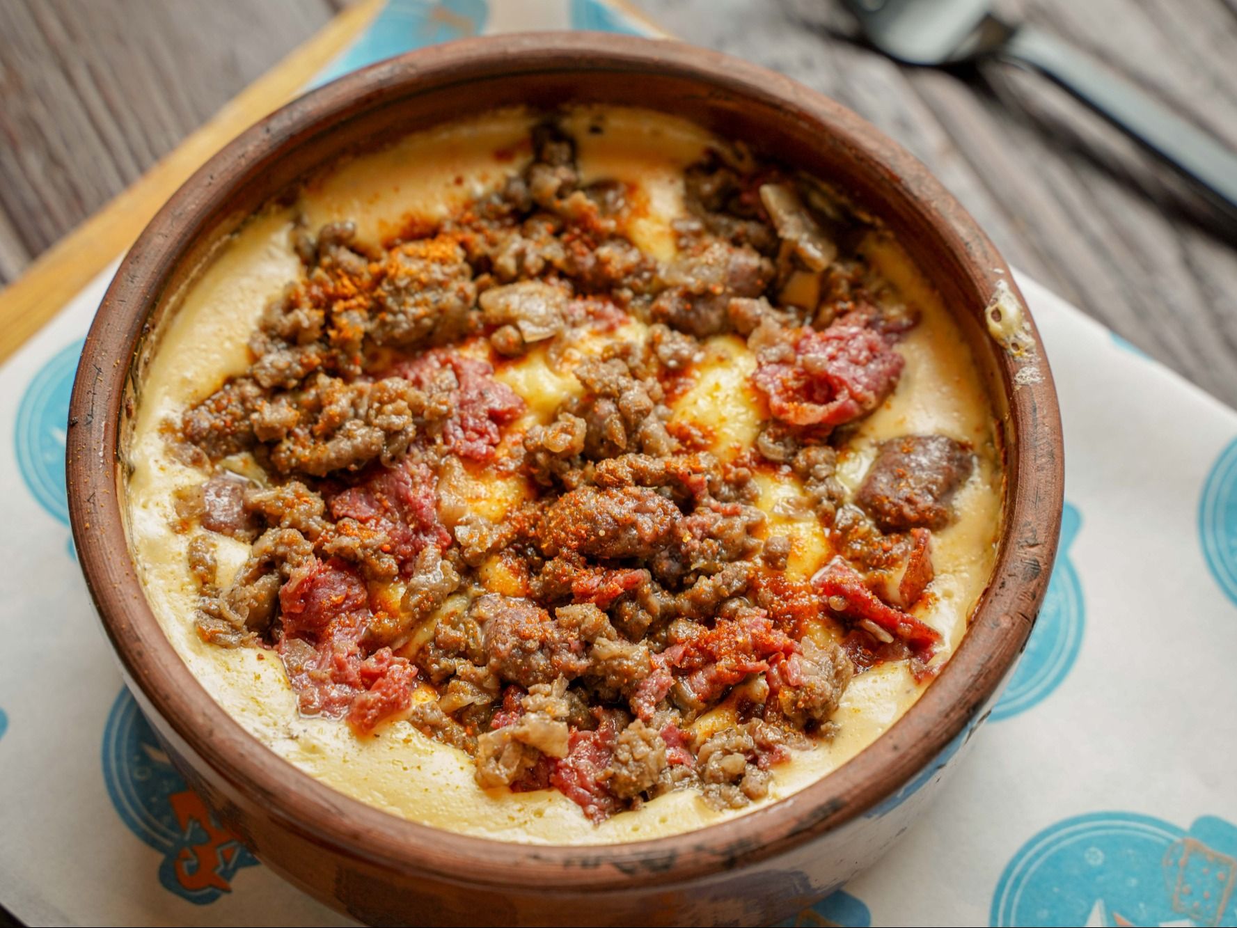 Mixed Beef and cheese Pan