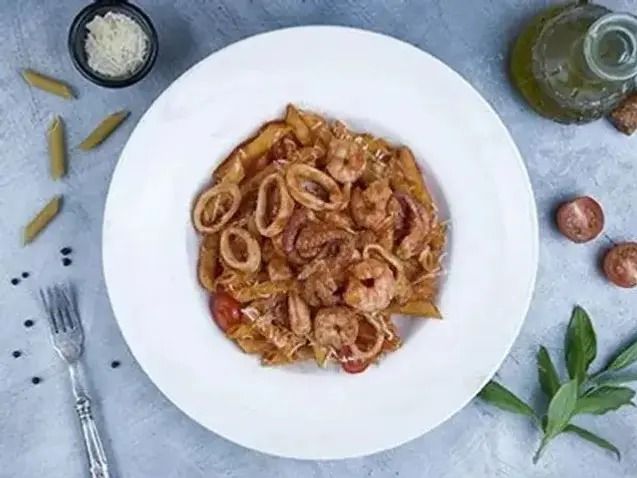 Pasta with Seafood.