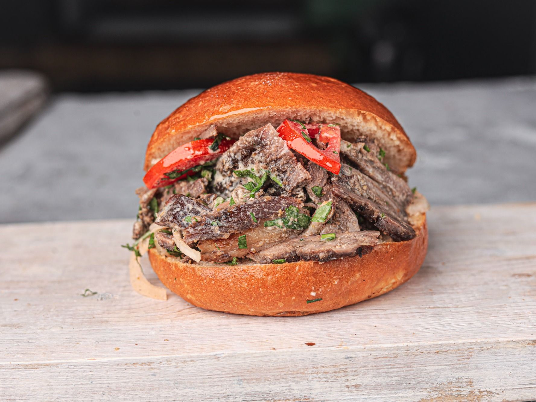 Shawerma Meat Bun