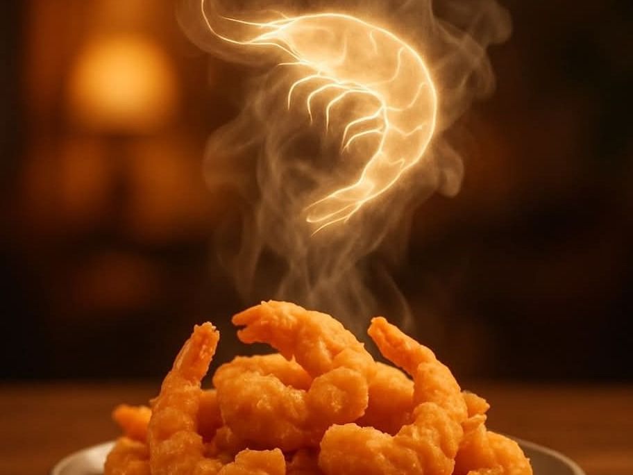 Fried Shrimp Meal, Head And Tail,