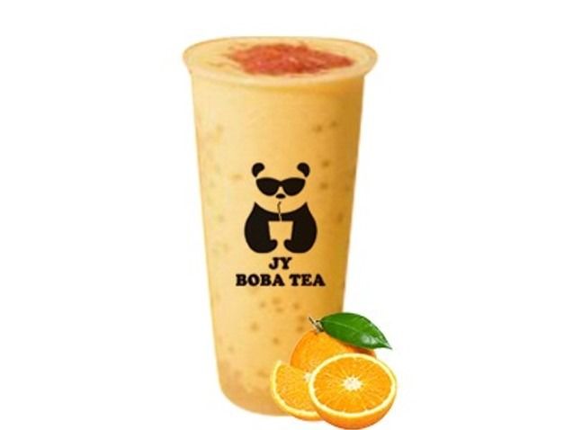 Mini Boba & Orange Milk