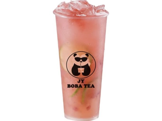 Pech With Lemon Tea