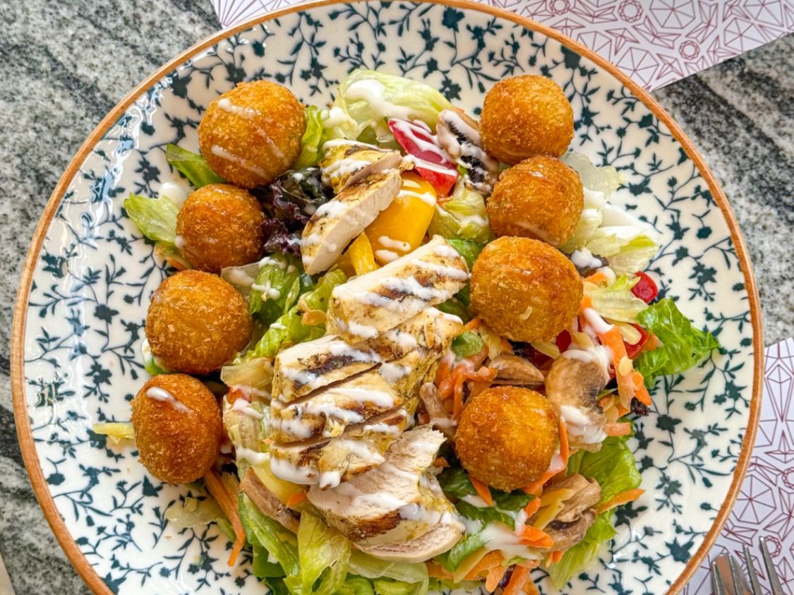 Fried Goat Cheese Salad