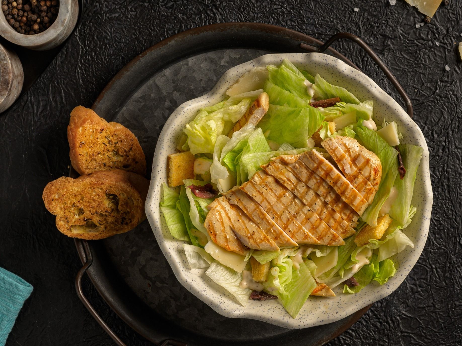 Chicken Caesar salad