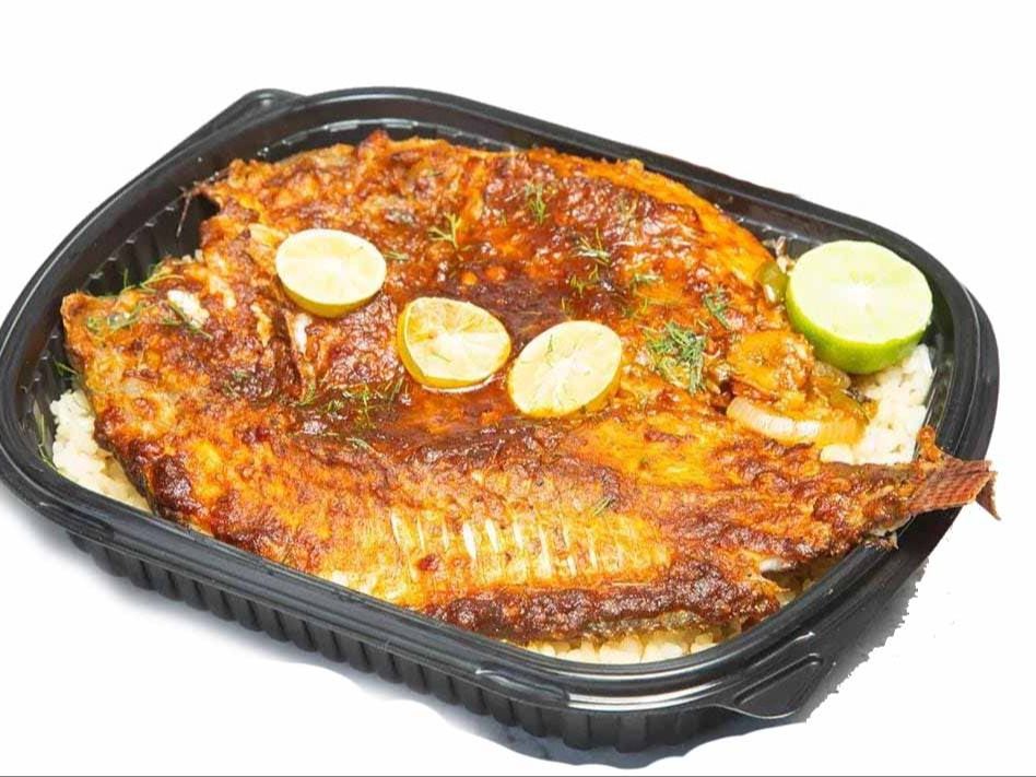 Grilled Tom Yum Tilapia Fish