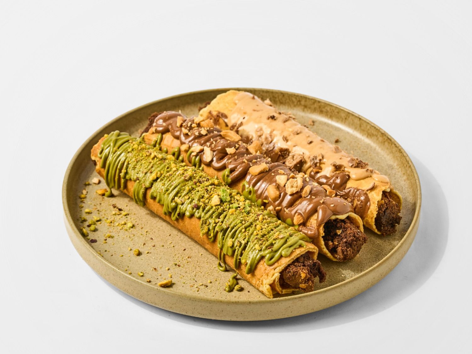 وافل رول نوتيلا براونيز