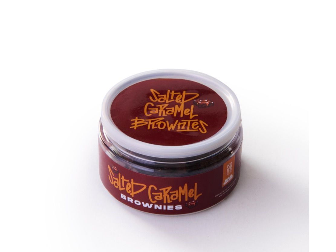Brownies Salted Caramel Can Cake