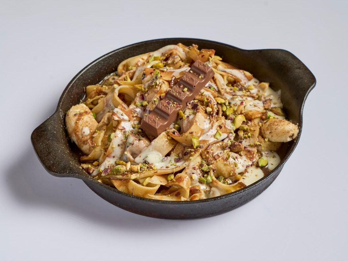 Kinder Fettuccine Crepe