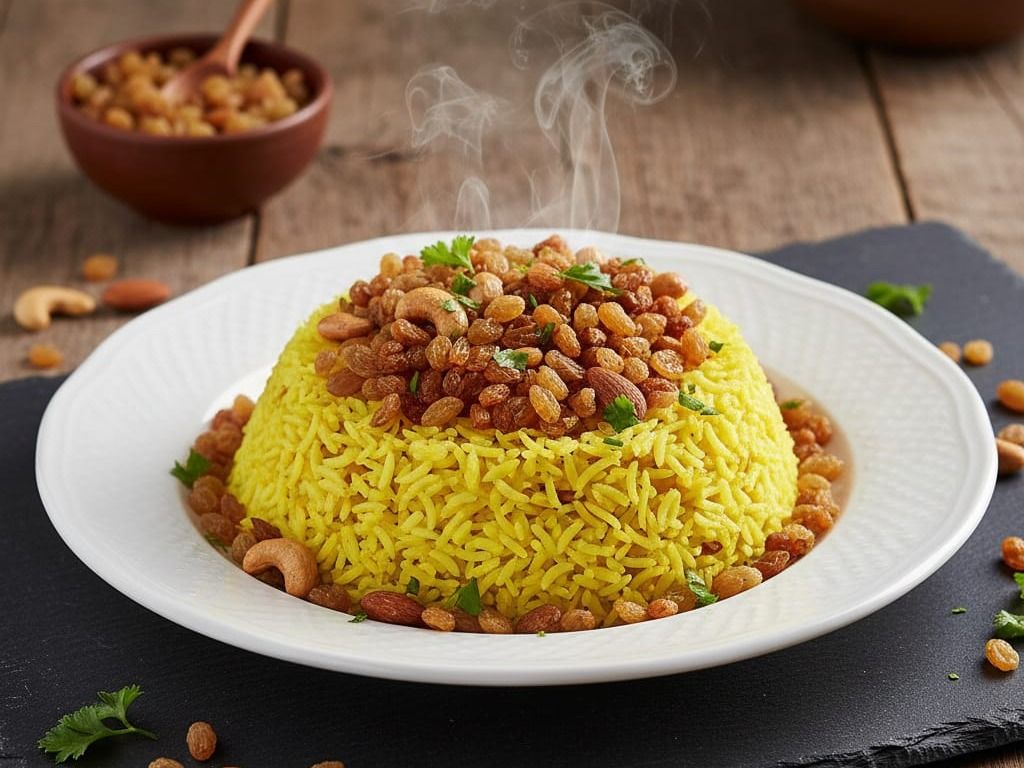 Basmati rice with nuts