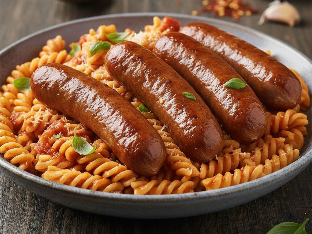 Pasta with sausage