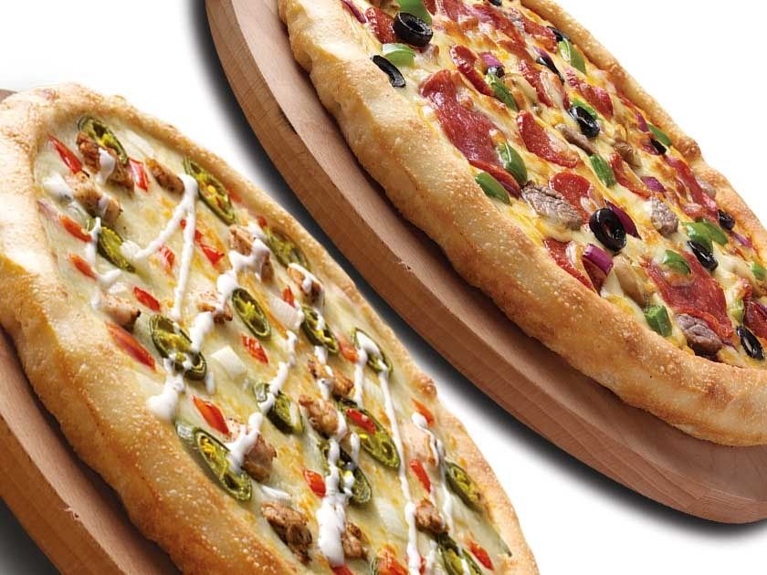 Two large pizzas and save more. Choose from Crispy Shrimp Pizza, Shrimp, Seafood, or Seafood Ranch.