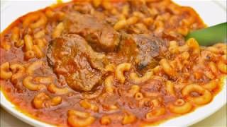 Baladi Rooster With Mebakbeka Pasta