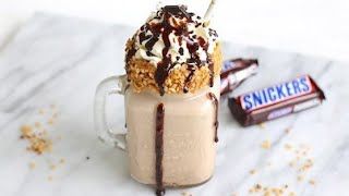 Snickers Chocolate Milkshake