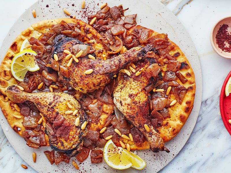 Musakhan Chicken Platter