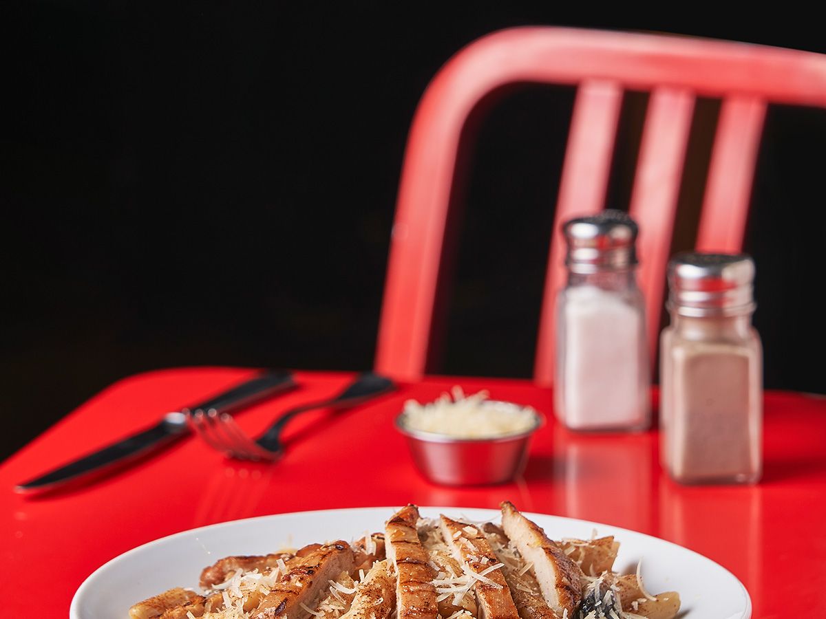 Mushroom Penne Alfredo
