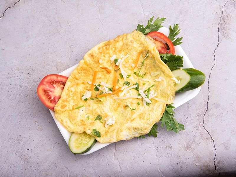 Omelette Baladi Plate
