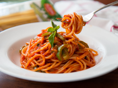 Spaghetti Basil Pasta