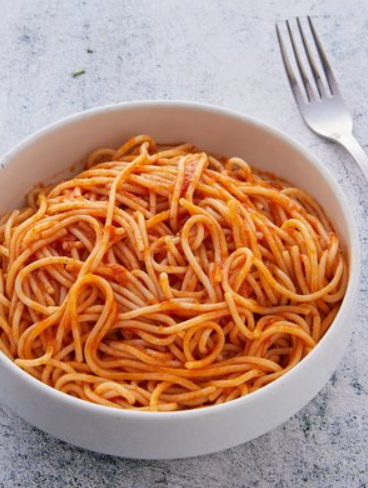 Pasta with sauce