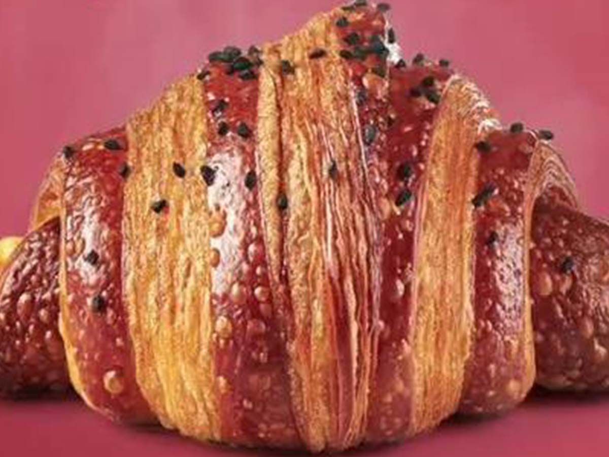 Pastrami and Cheese croissant