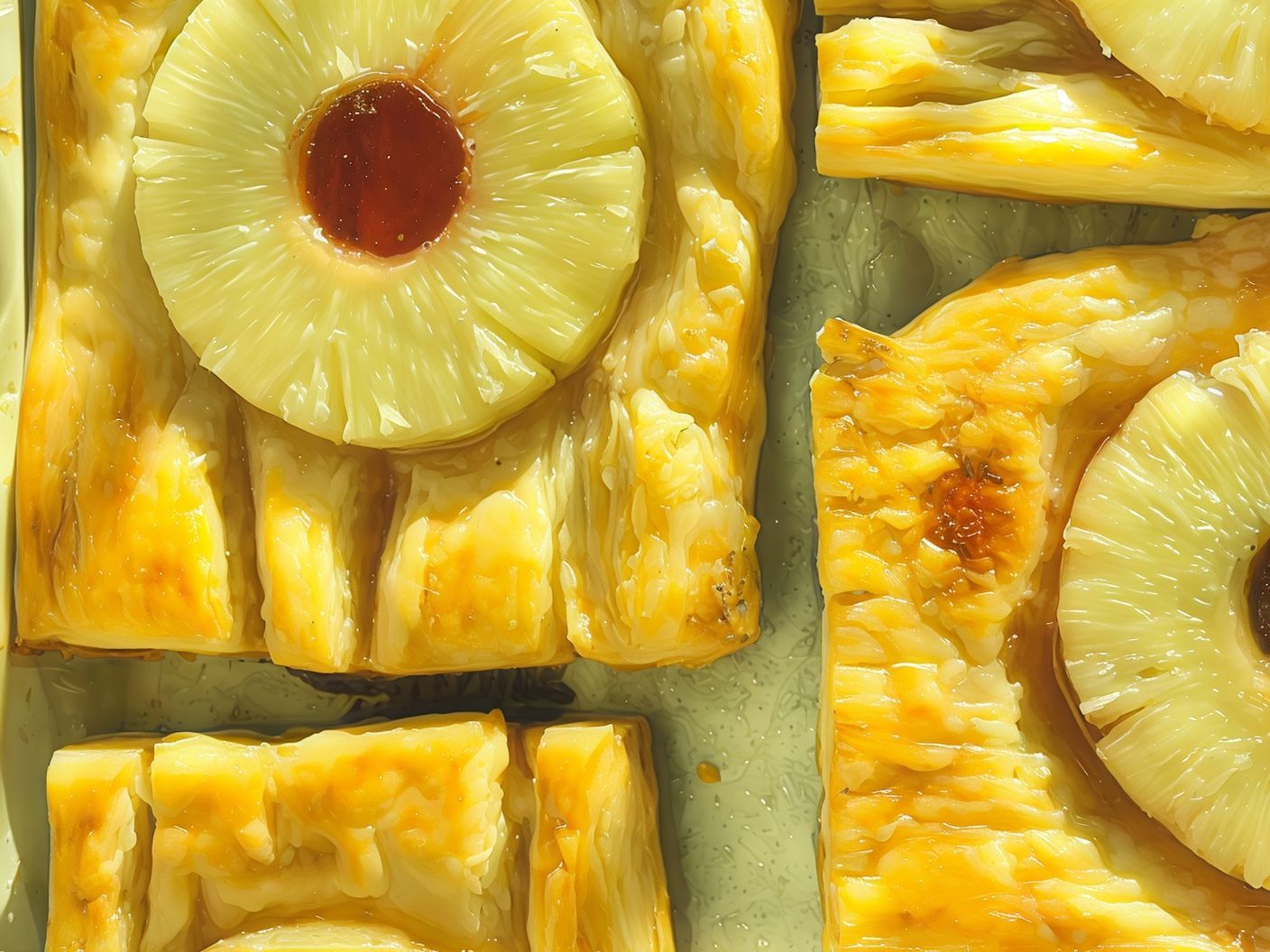 Qeshta and pineapple Pie
