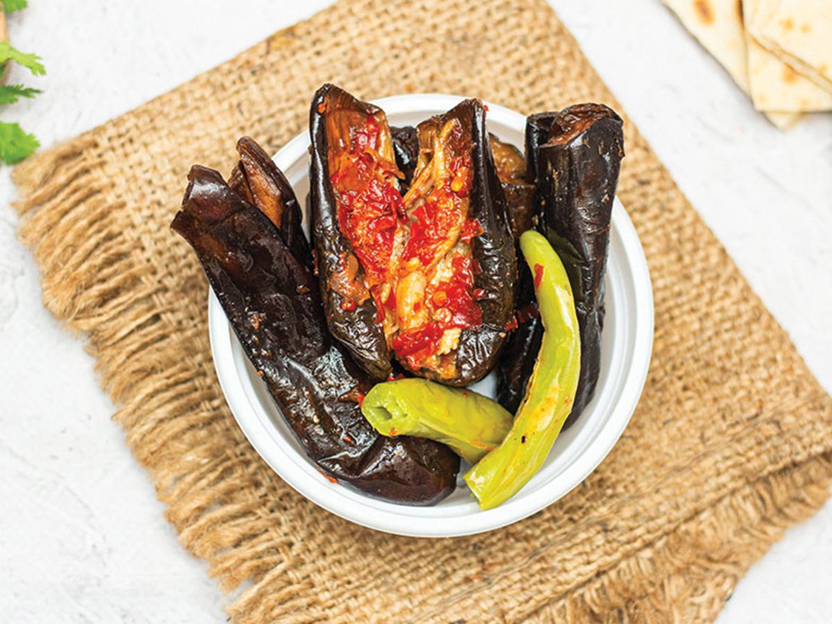 Small Pickled Eggplant Box