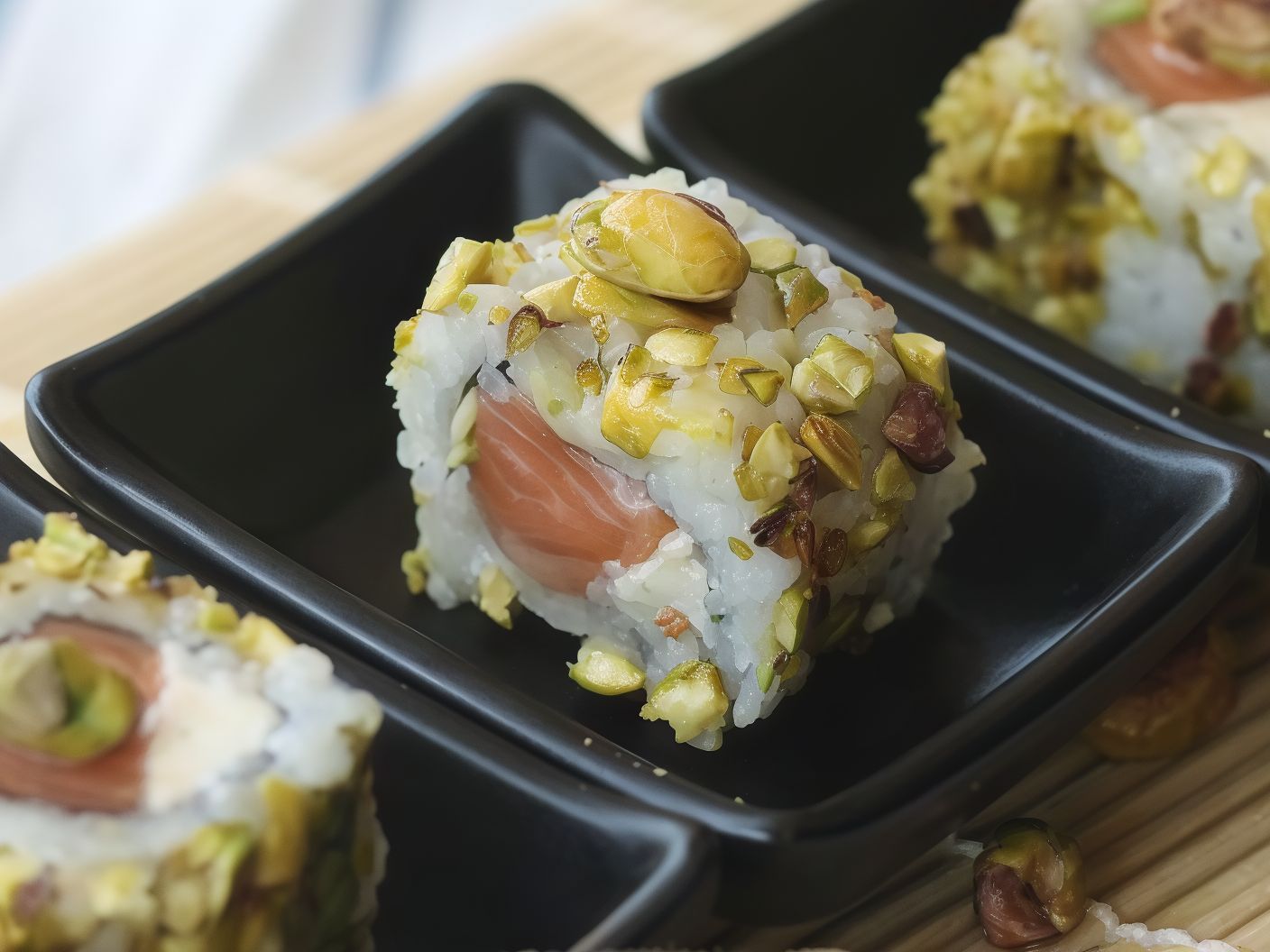 Pistachio Salmon Roll