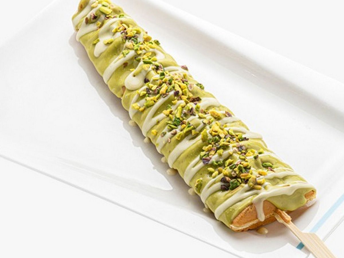 Pistachio Waffle Stick