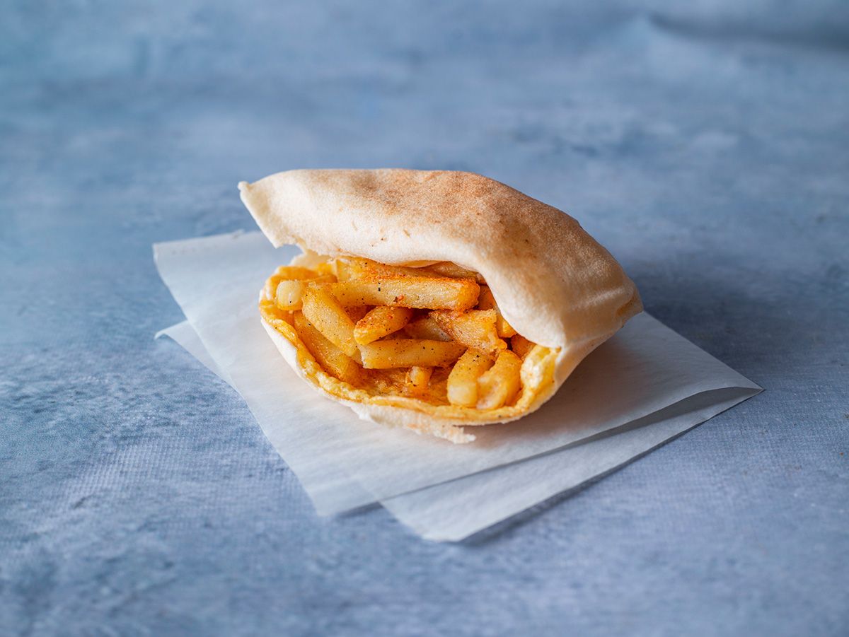 Potato Omelette Sandwich
