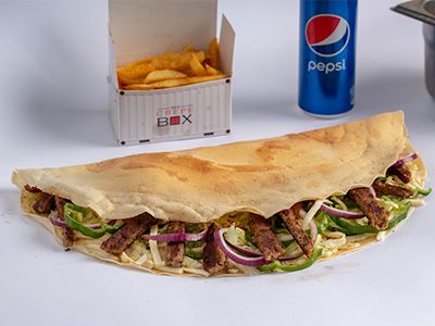 Premium Burger Angus Crepe Combo