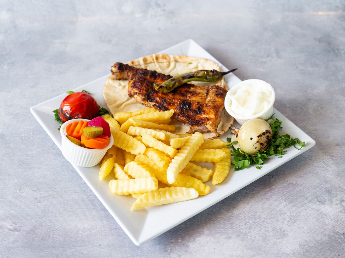 Quarter Chicken Thigh. A