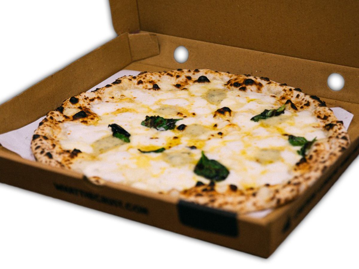 quattro formaggi Pizza the cheese lover’s pie
