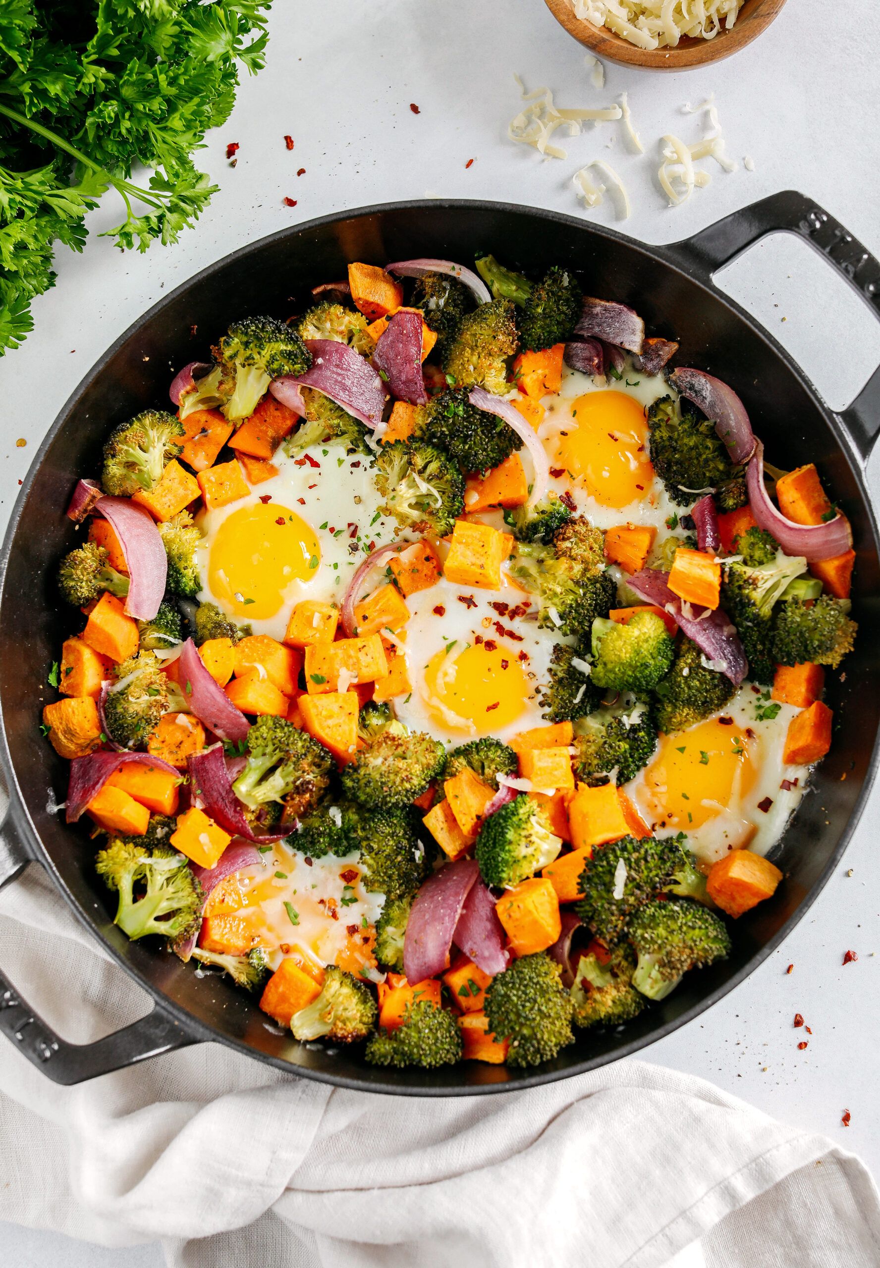 Seasonal Veggies Eggs