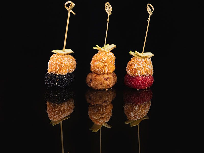Salmon Crispy Rice Nigiri