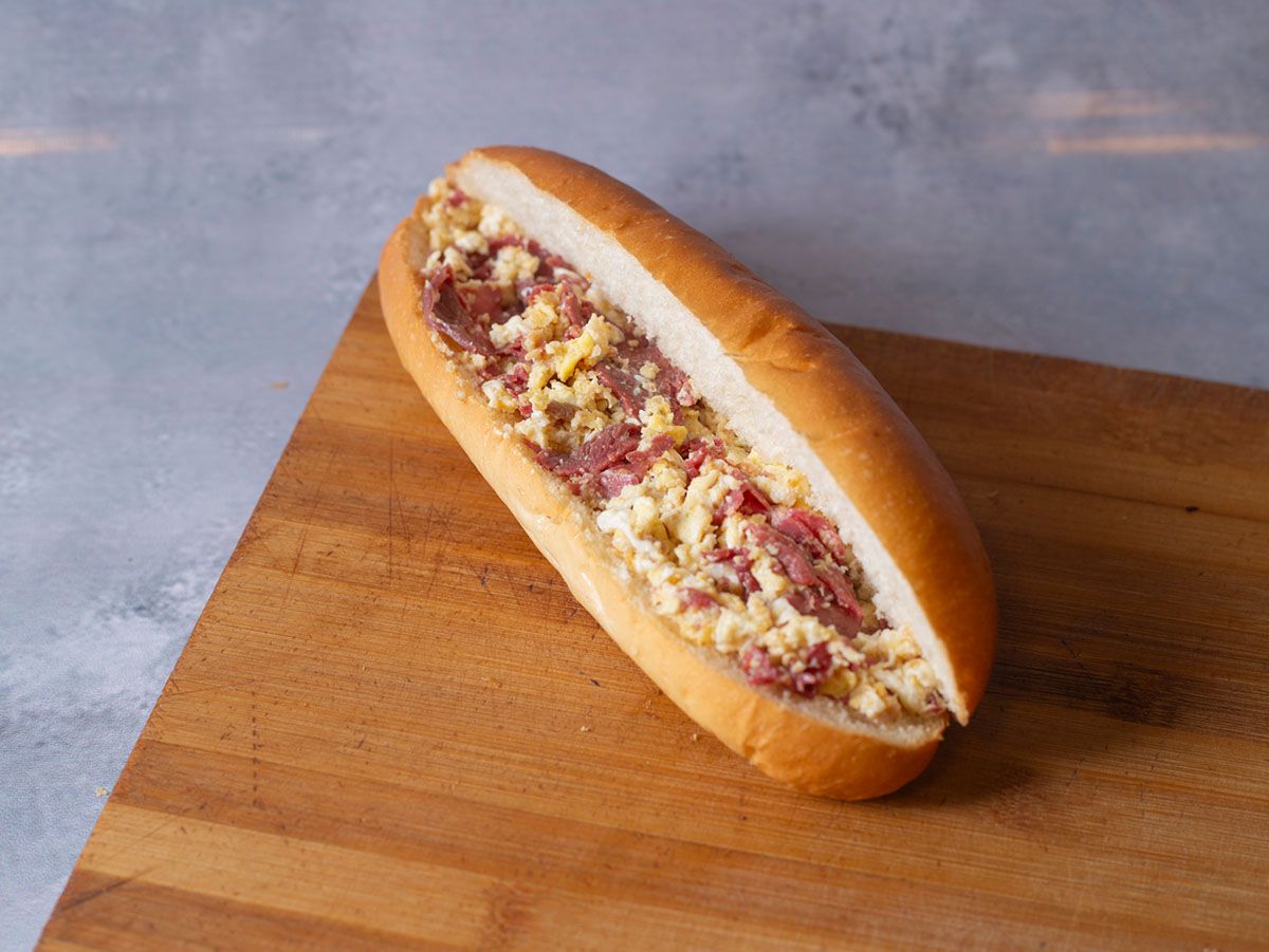 Eggs With Pastrami Sandwich