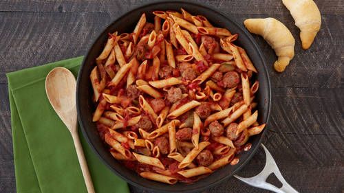 Oriental Sausage Pasta