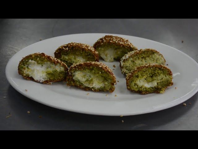 Triangle Cheese Falafel Patty