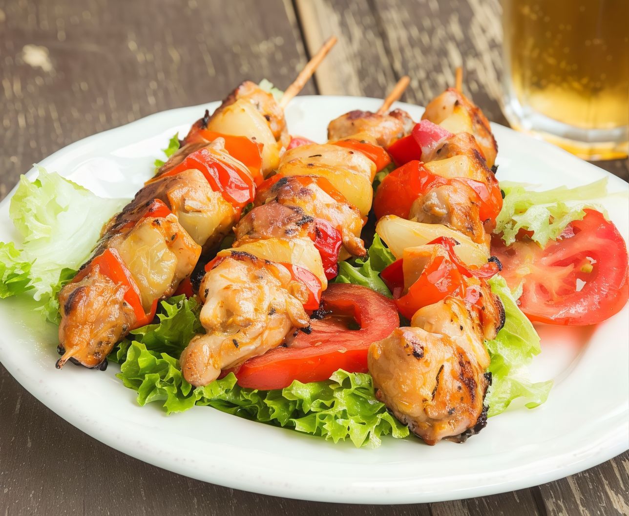 Shish Tawook Platter