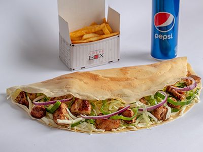 Shish Tawook Crepe Combo