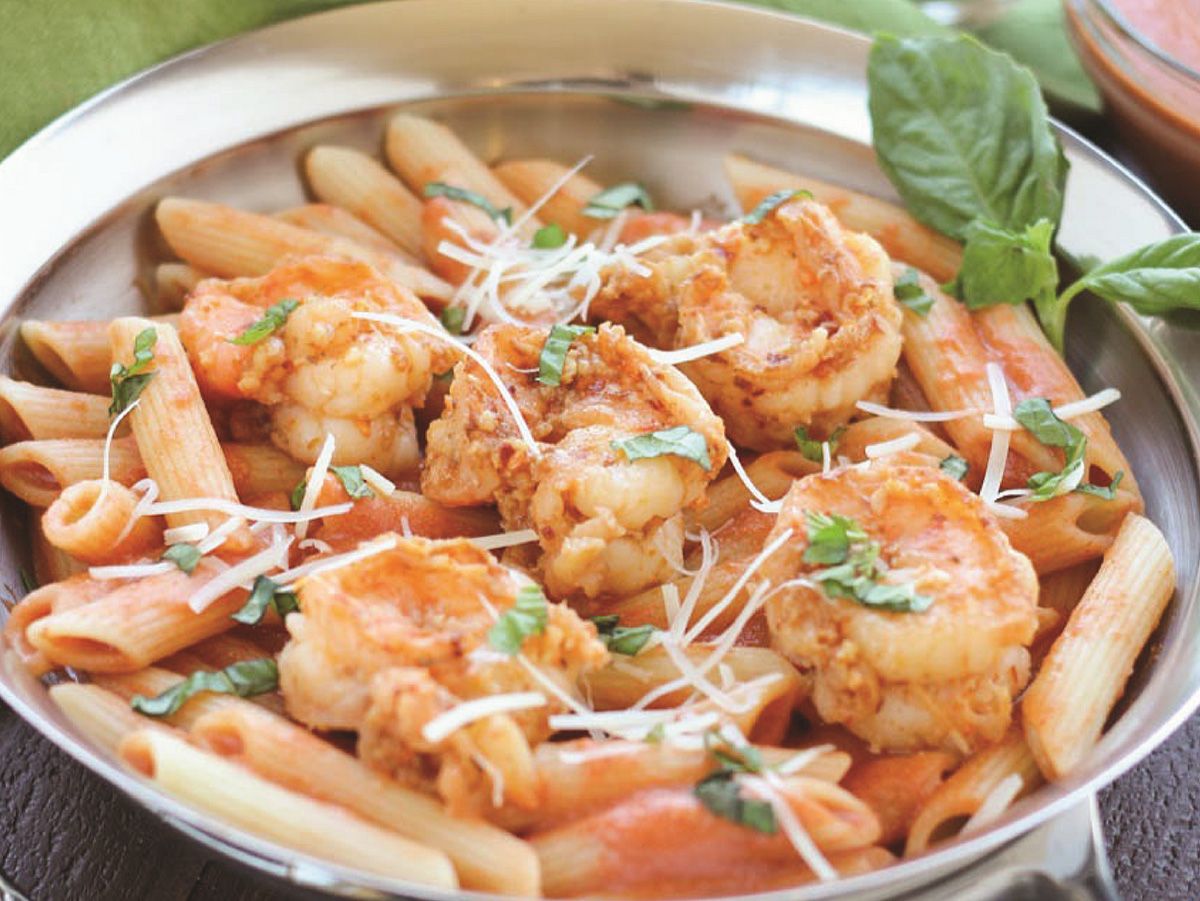 Shrimp pink sauce Pasta