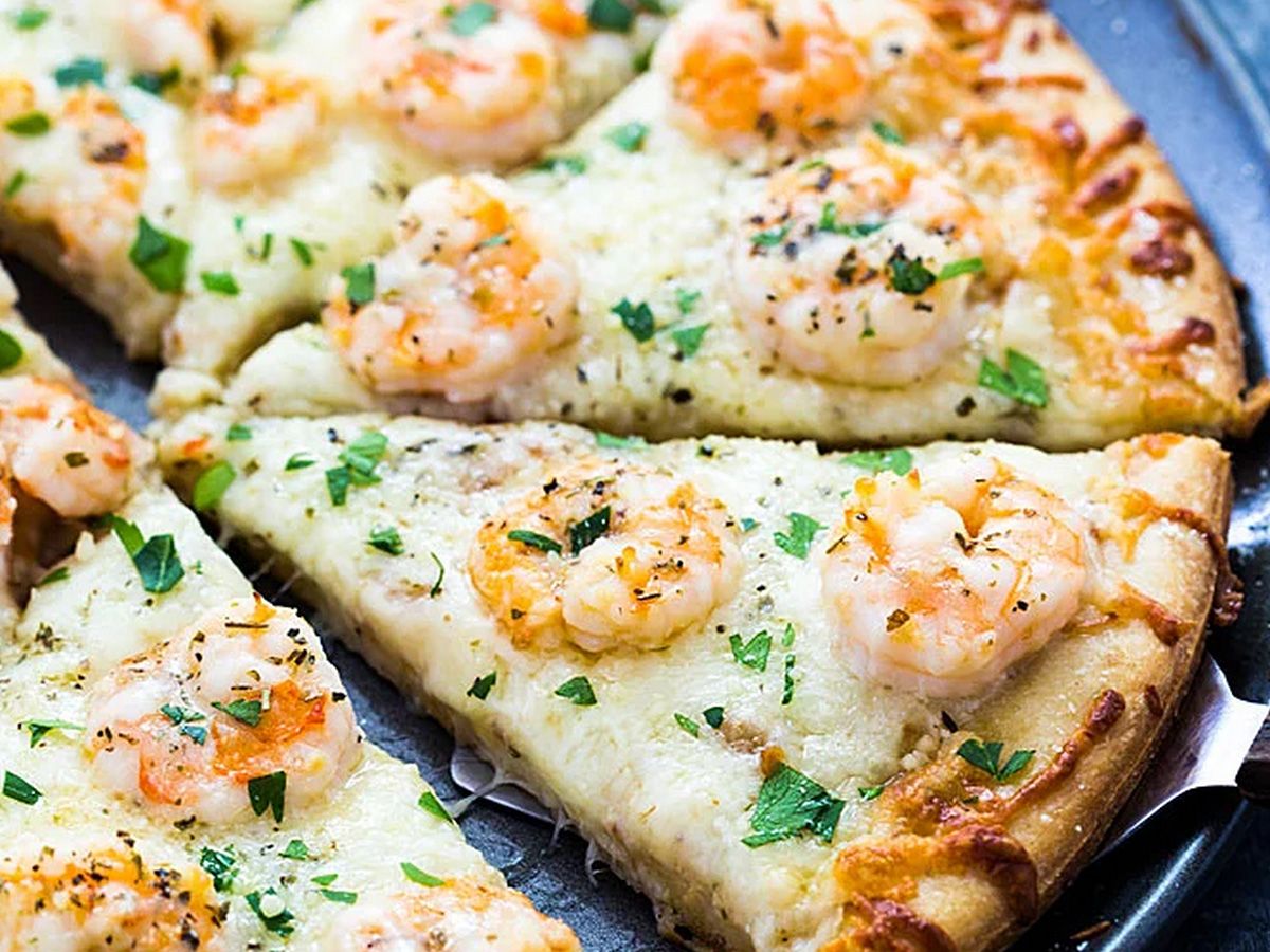 Shrimp pizza