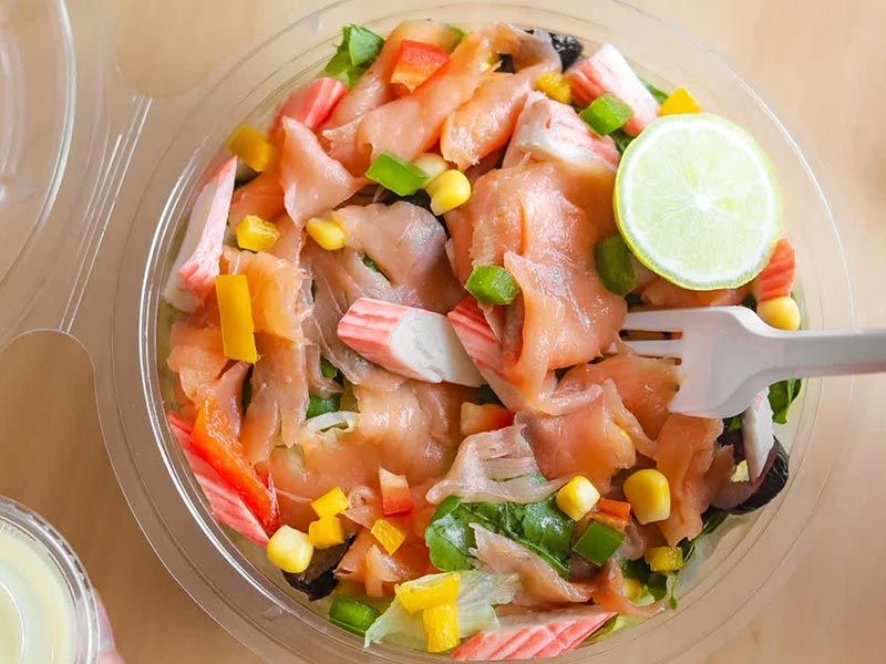 Saumon Fumé And Crabs Salad