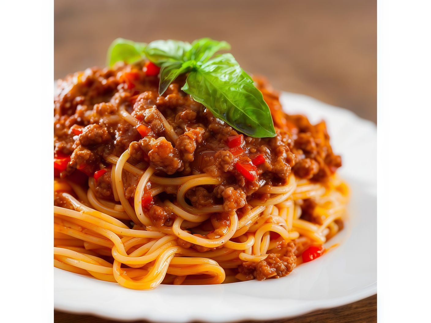 Spaghetti with Bolognese sauce