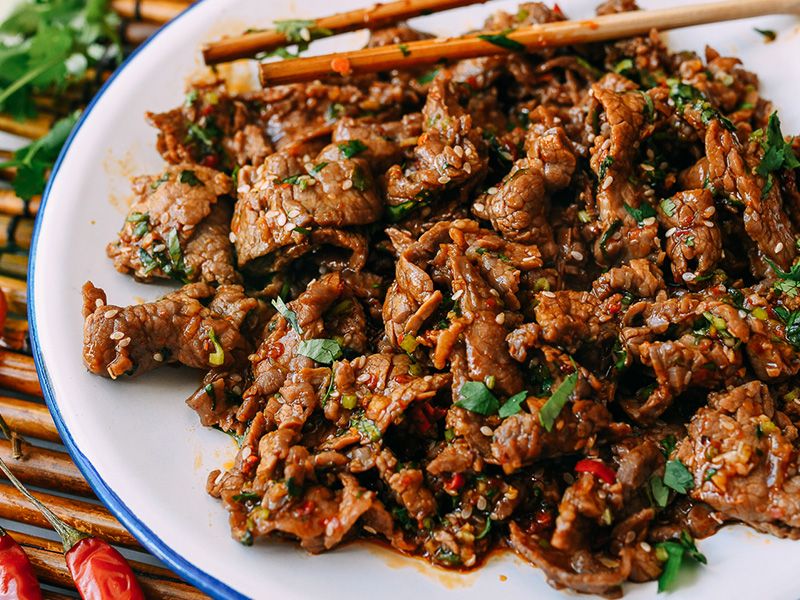 Spicy beef