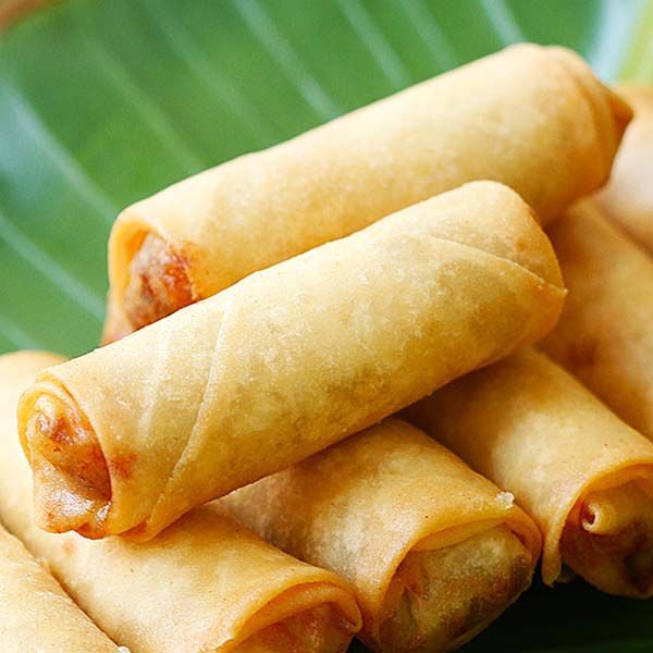 Crispy Golden Fried Spring Rolls