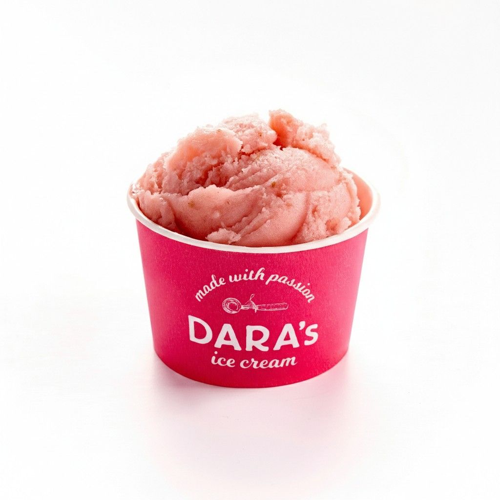Ice Cream Strawberry Sorbet