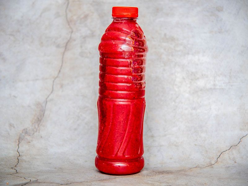 Strawberry Juice Bottle